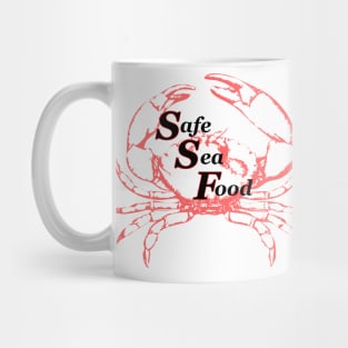 Safe SeaFood Bold Letters Mug